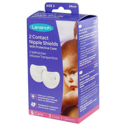 Lansinoh 2 Bouts de Sein Contact et Étui de Protection