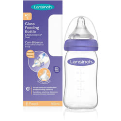 Lansinoh NaturalWave Glass Slow 160 ml