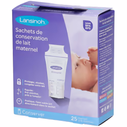 LANSINOH Sachets de conservation du lait maternel 25 pcs