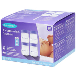Lansinoh Pots de conservation de lait maternel 4x160ml