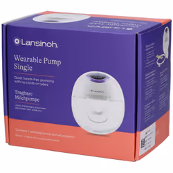 Tire-lait mains libres Lansinoh LibertéConfort et Gain de Temps pour les Mamans