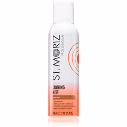 L'autobronzant St. Moriz Professional Tanning Mist vous permet d'avoir une belle peau bronzée pendant toute l'année et vous n ...