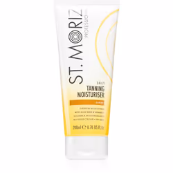 Le produit autobronzant pour le corps St. Moriz Daily Tanning vous garantit une belle peau bronzée pour toute l’année.