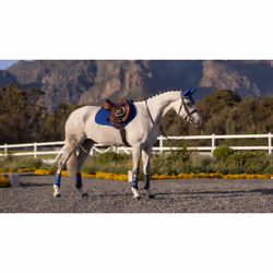 Tapis de selle pour cheval en suède LeMieux Close Contact