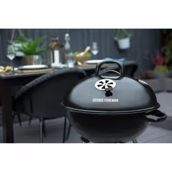 George Foreman GFKTBBQ Charcoal BBQ, Black - Vue supplémentaire 3