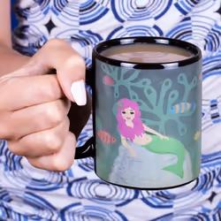 Thumbs Up Mermaid, Unique, Multicolore, Vitrocéramique, Universel, 1 pièce(s), 325 g