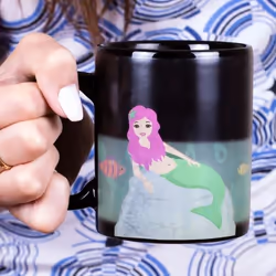Thumbs Up Mermaid Tasse Multicolore Universel 1 pièce(s)