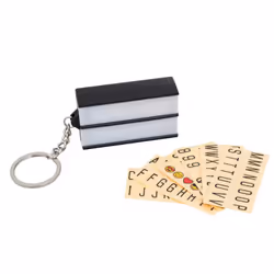 Thumbs Up 1001824, Porte-clés, Noir, Blanc, Plastique, Rectangle, Ampoule, 1 pièce(s)