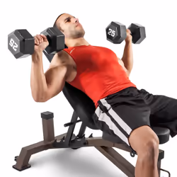 SteelBody STB-10105 banc de musculation Banc de musculation ajustable Noir