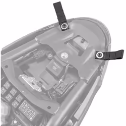 Kriega US-Drypack Triumph Trident 660 Kit de montage, noir pour Hommes