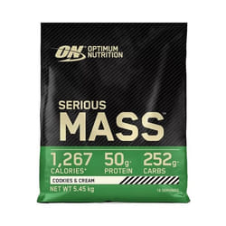 Optimum Nutrition - Hard gainer - Serious Mass - Cookies & Cream 5450g