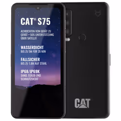 CAT S75, 16,7 cm (6.58"), 6 Go, 128 Go, 50 MP, Android 12, Noir