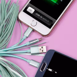 Thumbs Up 1002085 câble USB USB A USB C/Micro-USB B/Lightning Vert