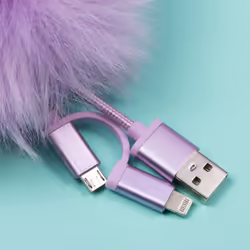 Thumbs Up 1002086 câble de téléphone portable Violet USB-A