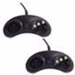 Manettes de jeu de remplacement pour Sega Megadrive - Sega - Rétro gamepad 6 boutons