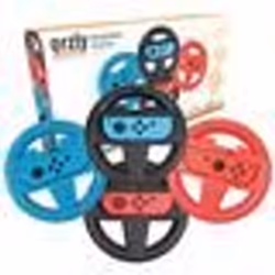 Accessoire de jeu - ORZLY - ORZLYNSWITCHWHEE - 4 Volants - Compatible Nintendo Switch - Idéal pour jeux intenses