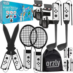 Pack daccessoires de sport - Orzly - Switch Sports 2024 - 13 en 1 - Compatible Nintendo Switch