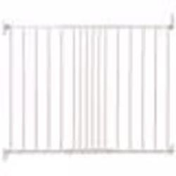 Safetots Barrière pour Haut dEscaliers en Métal Barrière de Sécurité à Fixation par Vis 625cm – 1068cm Couleur Blanc