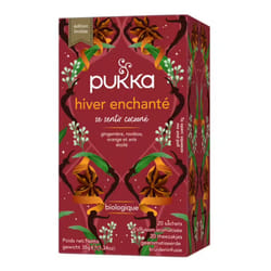 Pukka - Infusion Hiver enchanté - Boissons Chaudes & Thés - Sachets de Thé aux Épices et à la Vanille - Lot de 20