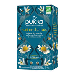 PUKKA Infusion Biologique Nuit Enchantée - Sachets de Thé pour une Nuit de Sommeil Paisible et Réparateur