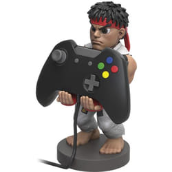 EXG Cable Guys - Street Fighter Ryu Support actif Mobile/smartphone, Contrôle distance Beige, Noir, Rouge, Blanc