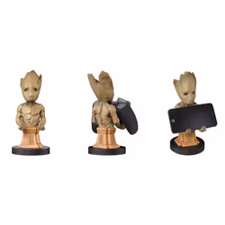 EXG Cable Guys - Avengers: Infinity War Groot Support actif Mobile/smartphone, Contrôle distance Noir, Marron