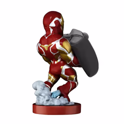 Exquisite Gaming Cable Guys Iron Man Support passif Manette de jeux, Mobile/smartphone Or, Rouge, Argent
