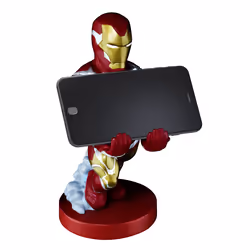 Exquisite Gaming Cable Guys Iron Man Support passif Manette de jeux, Mobile/smartphone Or, Rouge, Argent