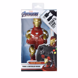 Exquisite Gaming Cable Guys Iron Man Support passif Manette de jeux, Mobile/smartphone Or, Rouge, Argent - Vue supplémentaire 5
