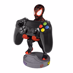 Exquisite Gaming Cable Guys Miles Morales Spider-Man Support passif Manette de jeux, Mobile/smartphone Noir, Rouge - Vue supplémentaire 5