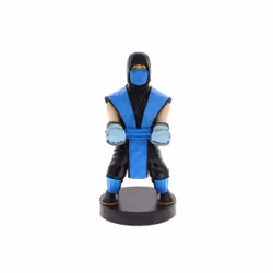 Exquisite Gaming Sub Zero Cable Guy Phone and Controller Holder, Figurine à collectionner, Noir, Bleu
