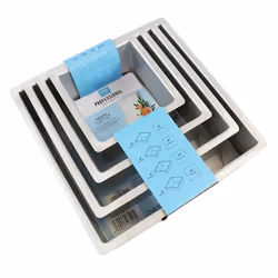 PME Square Cake Pans Moule à gâteau 4 pièce(s)