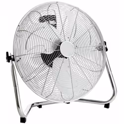 Brasseur solide chromé Panier diamètre environ 45cm Déplace 100% plus d'air que les ventilateur standards Équipé d'un moteur  ...