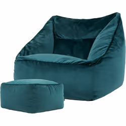 Découvrez le mariage du luxe et du confort avec notre ensemble pouf et repose-pieds carré Natalia. Profitez d'un confort inég ...