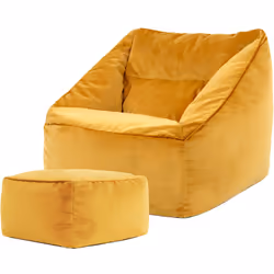 Découvrez le mariage du luxe et du confort avec notre ensemble pouf et repose-pieds carré Natalia. Profitez d'un confort inég ...