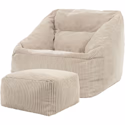 Description générale Inspiré du style sophistiqué et décontracté des années 70, le pouf fauteuil Morgan d’ICON réinvente le p ...
