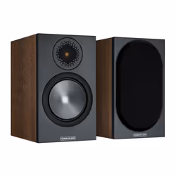 Monitor Audio Bronze 50, 2-voies, Avec fil, 80 W, 40 - 30000 Hz, 8 Ohm, Noir, Marron