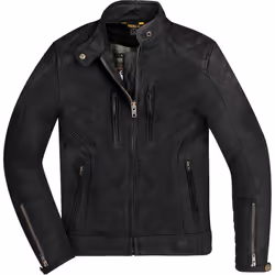 Merlin Mia Veste en cuir de moto dames, noir, taille 2XL pour Femmes