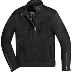 Merlin Mia Veste en cuir de moto dames, noir, taille XS pour Femmes