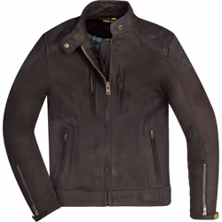 Merlin Mia Veste en cuir de moto dames, brun, taille XL pour Femmes