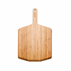 Sa surface lisse en bambou, résistante à l'humidité, empêche la pâte à pizza de coller. Il sert également de planche à découp ...