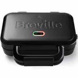 Appareil à croque-monsieur - Breville - VST082X - Extra profond - Plaques anti-adhésives - Compatible gaufrier
