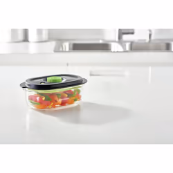 FoodSaver FFC021X, Boîte, Ovale, 0,7 L, Noir, Transparent, Tritan, 1 pièce(s)
