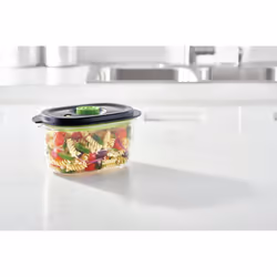 FoodSaver FFC022X, Boîte, Ovale, 1,2 L, Noir, Transparent, 1 pièce(s)