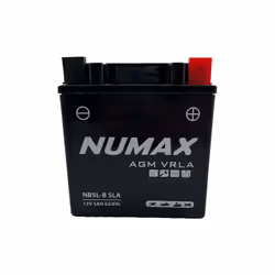 Type : YB5L-B SLA Tension: 12V Technologie: AGM SLA Capacité: 5Ah Poids: 2.1kg Polarité: Plus à droite" Type YB5L-B Tension 1 ...