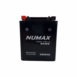 TYPE : NB14A-A2 SLA TECHNOLOGIE : SLA TENSION : 12V, CAPACITE : 14Ah, INTENSITE: 210A, DIMENSIONS : 134x90x166mm POLARITE : [ ...