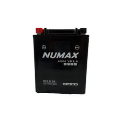 Batterie moto Numax NB14-B2 sla 12V 14Ah 175A Dimensions: 134x90x166mm et plus à Gauche