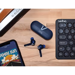 Veho STIX Casque Sans fil Bluetooth Bleu - Vue supplémentaire 9