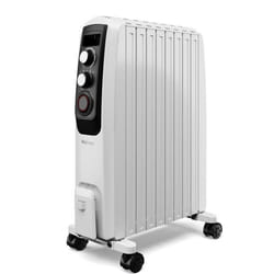 Radiateur à Bain dHuile PRO BREEZE - 8 Colonnes - 2000W - Thermostat - 3 Puissances de Chauffage