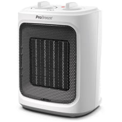 Pro Breeze Mini Radiateur Céramique 2000 W - 3 Niveaux de Puissance - Chauffage dappoint Compact - Blanc